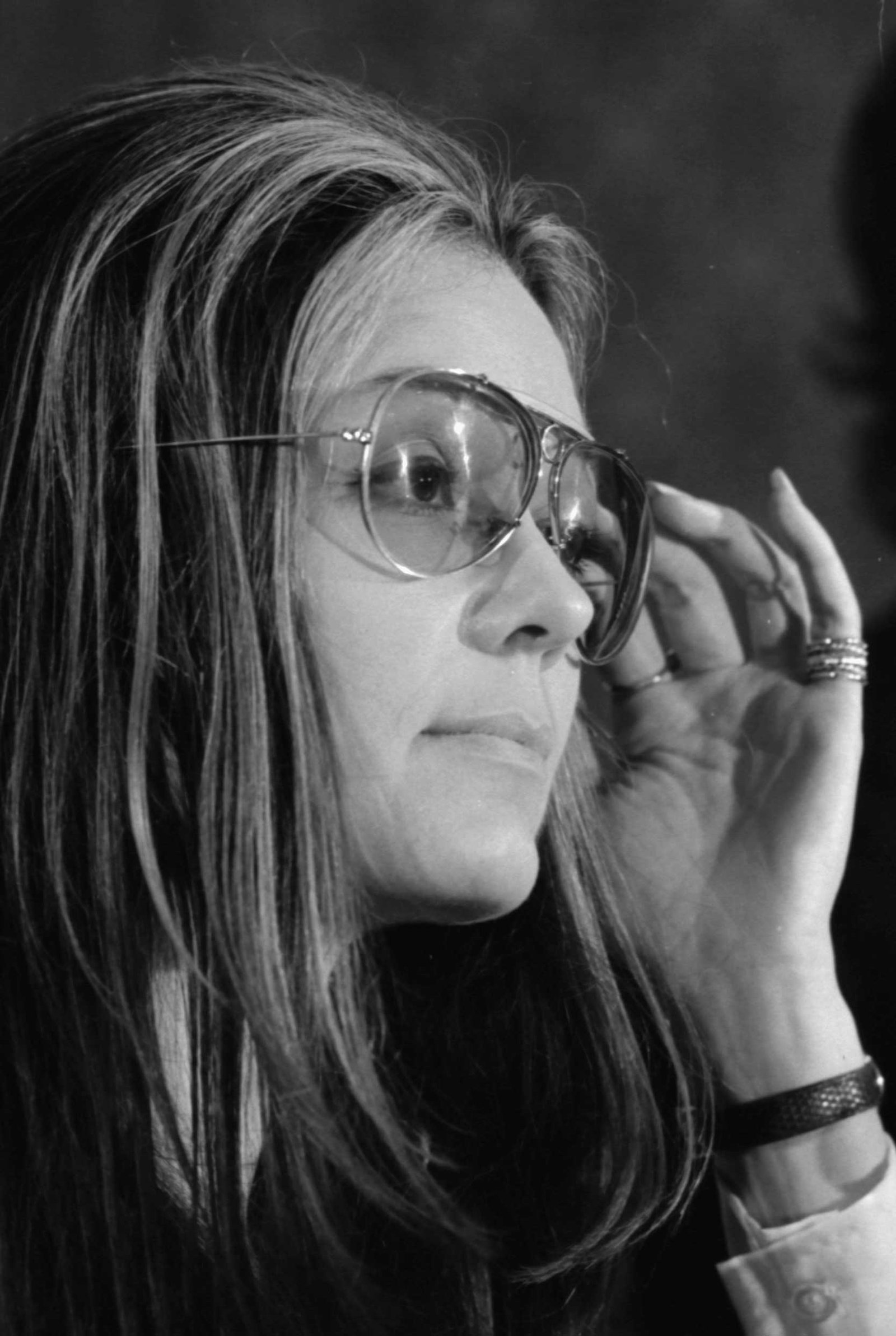 A photo of Gloria Steinem from 1972.